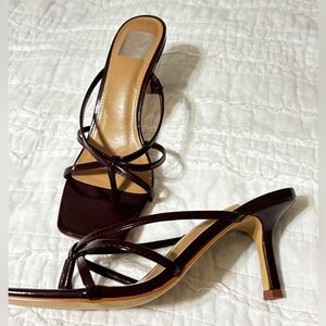 Dolce Vita Elegant Burgundy Strappy Heels